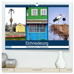 Elchniederung - Naturparadies in Ostpreußen (hochwertiger Premium Wandkalender 2024 DIN A2 quer), Kunstdruck in Hochglanz