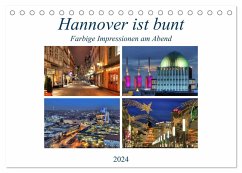 Hannover ist bunt (Tischkalender 2024 DIN A5 quer), CALVENDO Monatskalender