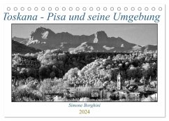Toskana - Pisa und seine Umgebung (Tischkalender 2024 DIN A5 quer), CALVENDO Monatskalender - Borghini, Simone