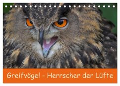 Greifvögel - Herrscher der Lüfte (Tischkalender 2024 DIN A5 quer), CALVENDO Monatskalender