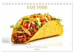 FAST FOOD (Tischkalender 2024 DIN A5 quer), CALVENDO Monatskalender - Alberts, Tim