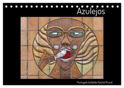 Azulejos - Portugals beliebte Kachel Kunst (Tischkalender 2024 DIN A5 quer), CALVENDO Monatskalender