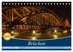 Brücken im deutschsprachigen Raum (Tischkalender 2024 DIN A5 quer), CALVENDO Monatskalender