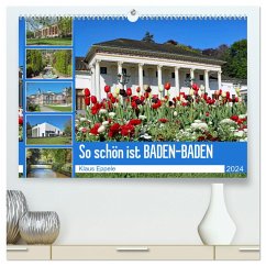 So schön ist Baden-Baden (hochwertiger Premium Wandkalender 2024 DIN A2 quer), Kunstdruck in Hochglanz