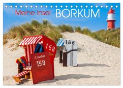 Meine Insel Borkum (Tischkalender 2024 DIN A5 quer), CALVENDO Monatskalender - Scherf, Dietmar