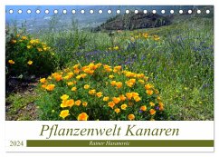 Pflanzenwelt Kanaren (Tischkalender 2024 DIN A5 quer), CALVENDO Monatskalender