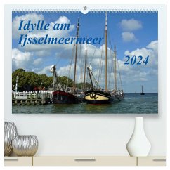 Idylle am Ijsselmeer (hochwertiger Premium Wandkalender 2024 DIN A2 quer), Kunstdruck in Hochglanz