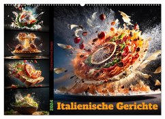 Italienische Gerichte (Wandkalender 2024 DIN A2 quer), CALVENDO Monatskalender - Meutzner, Dirk