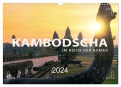 KAMBODSCHA - Im Reich der Khmer (Wandkalender 2024 DIN A3 quer), CALVENDO Monatskalender
