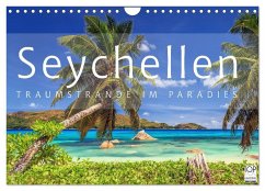 Seychellen Traumstrände im Paradies (Wandkalender 2024 DIN A4 quer), CALVENDO Monatskalender