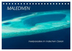 Malediven - Inselparadies im Indischen Ozean (Tischkalender 2024 DIN A5 quer), CALVENDO Monatskalender
