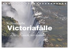 Weltnaturerbe Victoriafälle - Der Rauch, der donnert (Tischkalender 2024 DIN A5 quer), CALVENDO Monatskalender