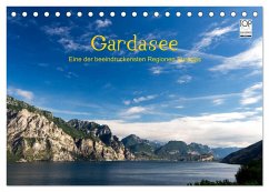 Gardasee (Tischkalender 2024 DIN A5 quer), CALVENDO Monatskalender