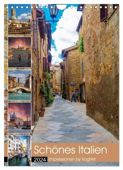 Schönes Italien. Impressionen by VogtArt (Wandkalender 2024 DIN A4 hoch), CALVENDO Monatskalender - VogtArt