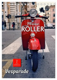 Meine Roller Vesparade (Tischkalender 2024 DIN A5 hoch), CALVENDO Monatskalender