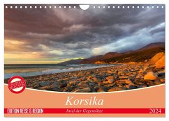 Korsika - Insel der Gegensätze (Wandkalender 2024 DIN A4 quer), CALVENDO Monatskalender - Schmidt, Ralf