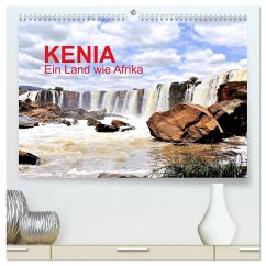 Kenia - Ein Land wie Afrika (hochwertiger Premium Wandkalender 2024 DIN A2 quer), Kunstdruck in Hochglanz - Feuerer, Jürgen