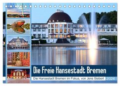 Die Freie Hansestadt Bremen (Tischkalender 2024 DIN A5 quer), CALVENDO Monatskalender