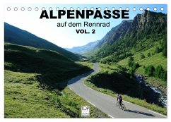 Alpenpässe auf dem Rennrad Vol. 2 (Tischkalender 2024 DIN A5 quer), CALVENDO Monatskalender - Rotter, Matthias