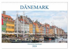 Dänemark - Historisches Kopenhagen (Wandkalender 2024 DIN A3 quer), CALVENDO Monatskalender
