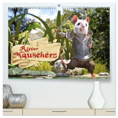 Ritter Mauseherz (hochwertiger Premium Wandkalender 2024 DIN A2 quer), Kunstdruck in Hochglanz