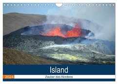 Island - Zauber des Nordens (Wandkalender 2024 DIN A4 quer), CALVENDO Monatskalender - Pantke, Reinhard