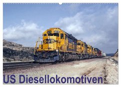 US Diesellokomotiven (Wandkalender 2024 DIN A2 quer), CALVENDO Monatskalender