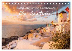 Oia Santorini - Bilderbuch-Dorf von Griechenland (Tischkalender 2024 DIN A5 quer), CALVENDO Monatskalender - Jastram, Thomas / Jastram, Elisabeth