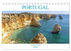 Portugal - Strände in Portugal (Tischkalender 2024 DIN A5 quer), CALVENDO Monatskalender