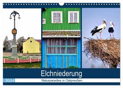 Elchniederung - Naturparadies in Ostpreußen (Wandkalender 2024 DIN A3 quer), CALVENDO Monatskalender