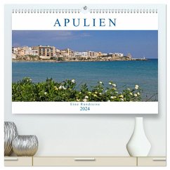 Apulien - Eine Rundreise (hochwertiger Premium Wandkalender 2024 DIN A2 quer), Kunstdruck in Hochglanz - Braunleder, Gisela