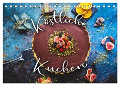 Köstliche Kuchen (Tischkalender 2024 DIN A5 quer), CALVENDO Monatskalender