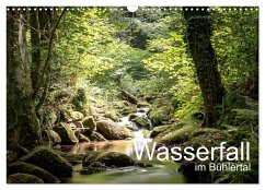 Wasserfall im Bühlertal (Wandkalender 2024 DIN A3 quer), CALVENDO Monatskalender