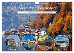 Lockendes Oberösterreich (Wandkalender 2024 DIN A4 quer), CALVENDO Monatskalender