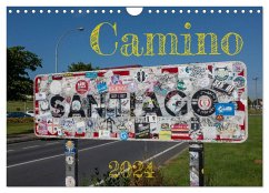Camino 2024 (Wandkalender 2024 DIN A4 quer), CALVENDO Monatskalender