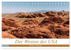 Der Westen der USA (Tischkalender 2024 DIN A5 quer), CALVENDO Monatskalender