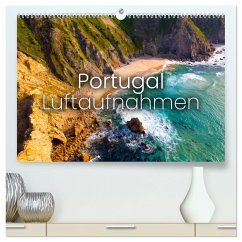 Portugal Luftaufnahmen (hochwertiger Premium Wandkalender 2024 DIN A2 quer), Kunstdruck in Hochglanz - SF