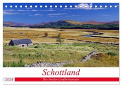 Schottland - Der Norden Großbritanniens (Tischkalender 2024 DIN A5 quer), CALVENDO Monatskalender