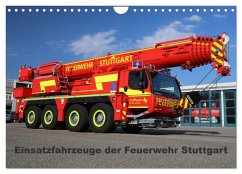 Einsatzfahrzeuge der Feuerwehr Stuttgart (Wandkalender 2024 DIN A4 quer), CALVENDO Monatskalender