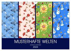 Musterhafte Welten (Wandkalender 2024 DIN A4 quer), CALVENDO Monatskalender