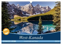 West-Kanada (Wandkalender 2024 DIN A3 quer), CALVENDO Monatskalender