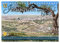 Altes Jerusalem um das Jahr 1900 - Fotos neu restauriert und koloriert (Tischkalender 2024 DIN A5 quer), CALVENDO Monatskalender