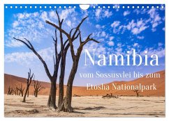 Namibia - Vom Sossusvlei bis zum Etosha Nationalpark (Wandkalender 2024 DIN A4 quer), CALVENDO Monatskalender