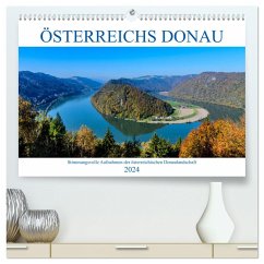 Österreichs Donau (hochwertiger Premium Wandkalender 2024 DIN A2 quer), Kunstdruck in Hochglanz