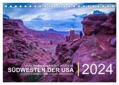 Wunderbare Wanderungen im Südwesten der USA (Tischkalender 2024 DIN A5 quer), CALVENDO Monatskalender - Hubo - feel4nature, Christian