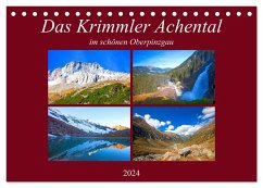 Das Krimmler Achental (Tischkalender 2024 DIN A5 quer), CALVENDO Monatskalender - Kramer, Christa