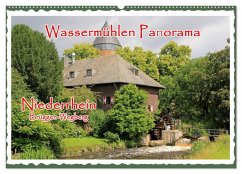 Wassermühlen Panorama Niederrhein Brüggen-Wegberg (Wandkalender 2024 DIN A2 quer), CALVENDO Monatskalender