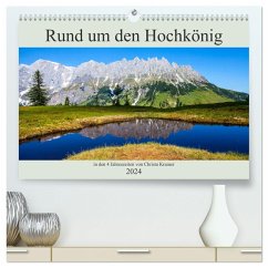 Rund um den Hochkönig (hochwertiger Premium Wandkalender 2024 DIN A2 quer), Kunstdruck in Hochglanz