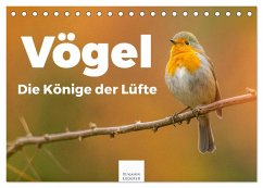 Vögel - Die Könige der Lüfte (Tischkalender 2024 DIN A5 quer), CALVENDO Monatskalender
