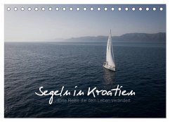 Segeln in Kroatien (Tischkalender 2024 DIN A5 quer), CALVENDO Monatskalender - Becker, Roman